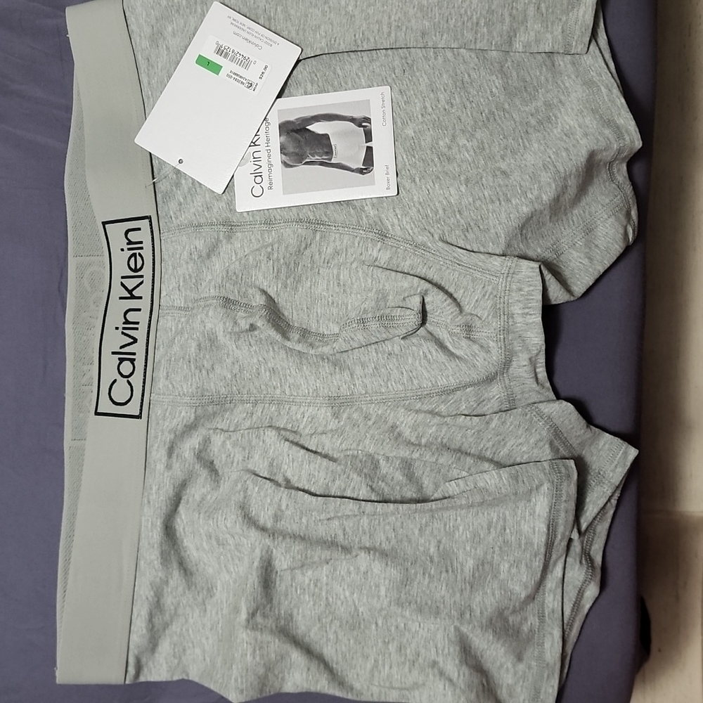 Mens Calvin Klein reimagined heritage boxers briefs size large